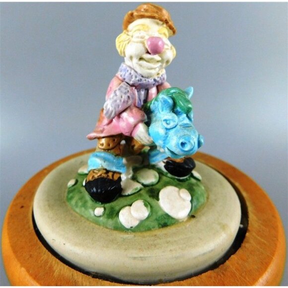 9815/466 Lot of 4 Clown Figurines One is a Music Box - Picture 3 of 16